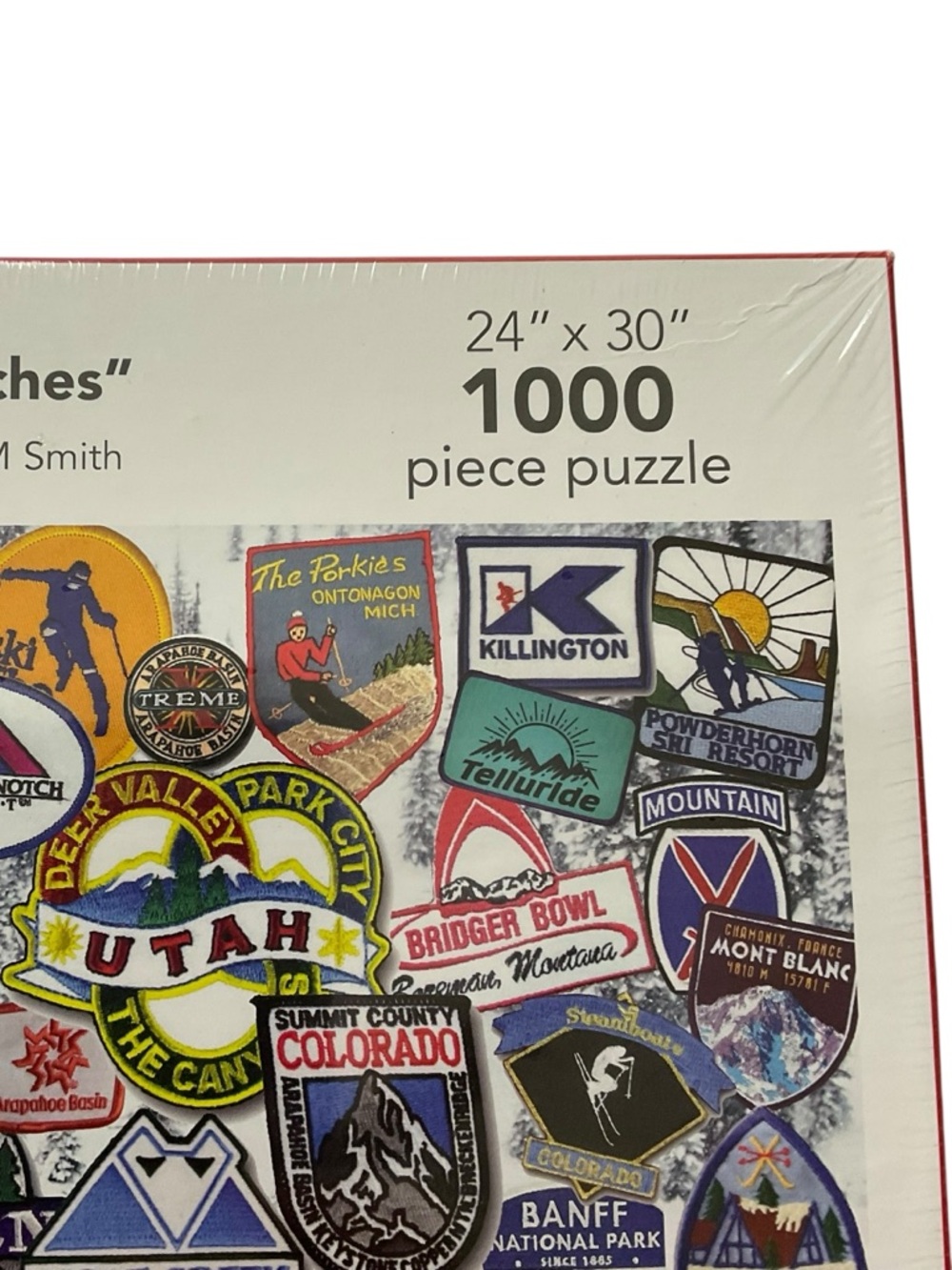 Hart Ski Patches 1000 Piece Puzzle Sealed 24x30 Ski - Picture 4 of 12